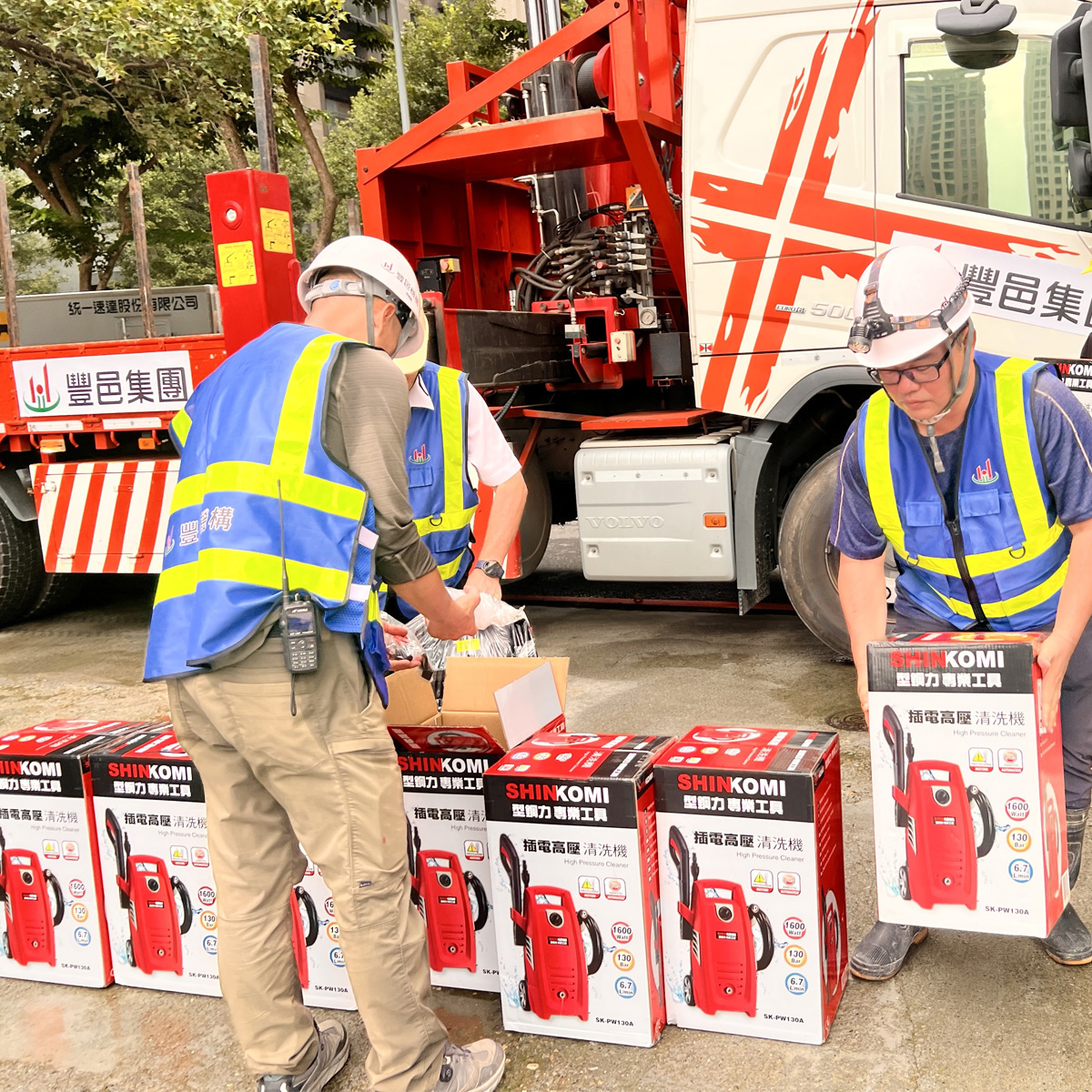 豐邑集團緊急馳援花蓮強颱災後復原　首捐清理工具火速抵光復鄉
